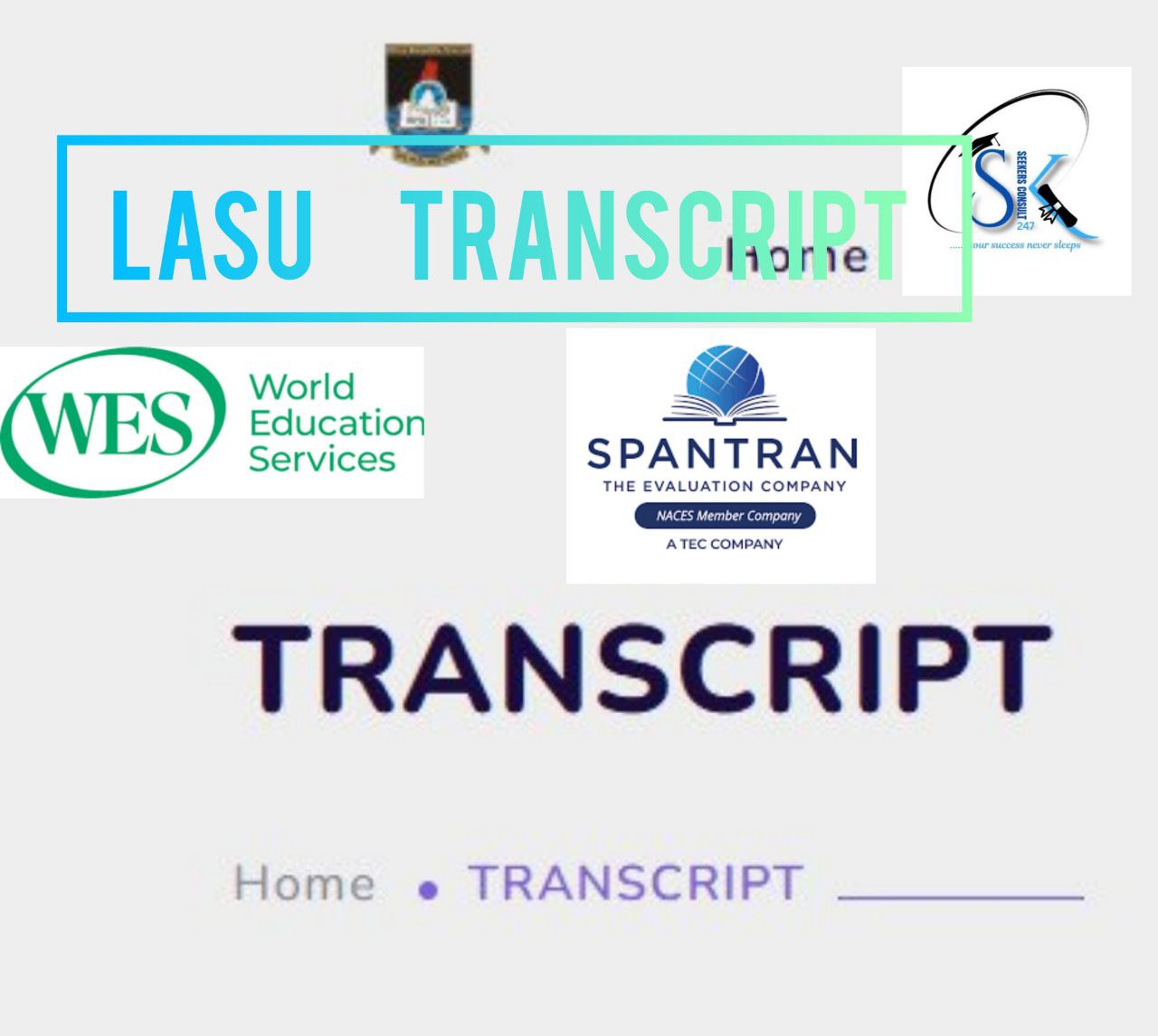 LASU Transcript to WES and SPANTRAN