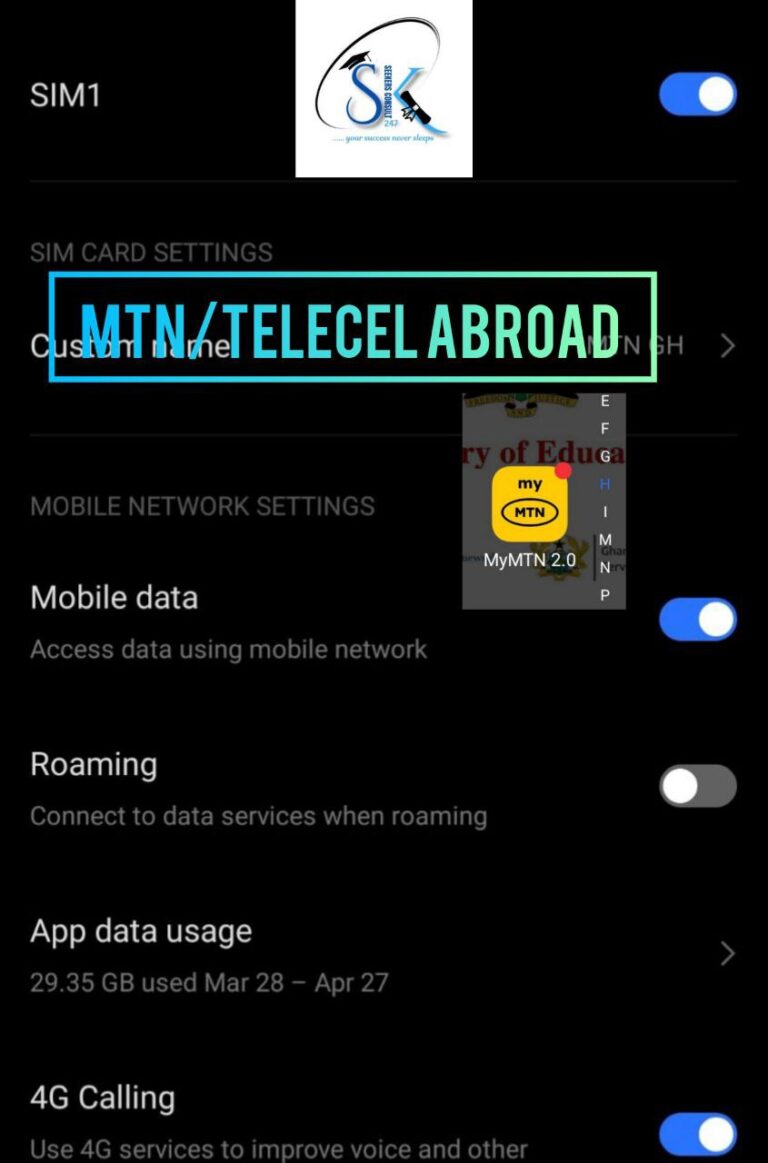 Using Your MTN/Telecel SIM International the UK/US: Calls & Mobile Money Abroad