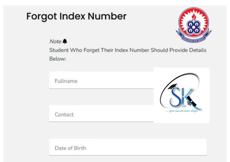 Forgot UEW Index Number ; How to Retrieve