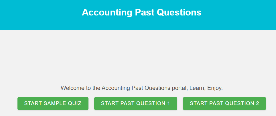 NTC Accounting Past Questions