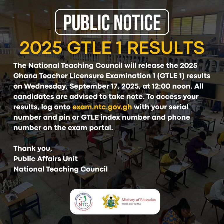 GTLE EXAMS AND RESULTS