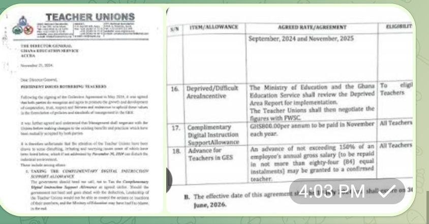 NTC and Union Leaders: Allegations of Looting and Sharing from Teachers' PDA - 700 Cedis Deduction